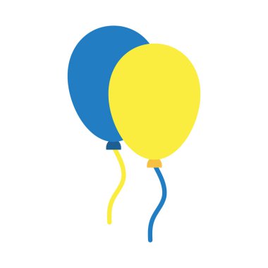 balonlar simge resmi, düz biçim