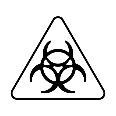 biyo tehlike işareti simgesi, satır biçimi