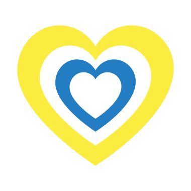 kalp simgesi resmi, düz biçim