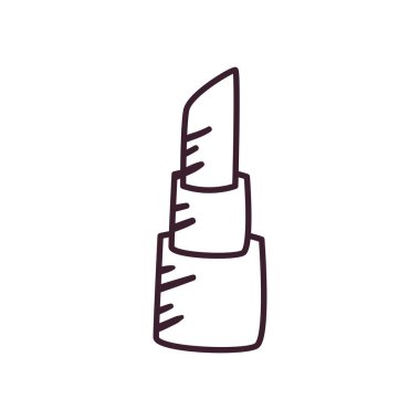 pop art ruj çizgisi simge vektör tasarımı