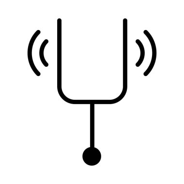 ses yüksek ses perdesi simgesi, vektör illüstrasyonu