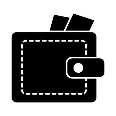 cüzdan simgesi resmi, siluet biçimi