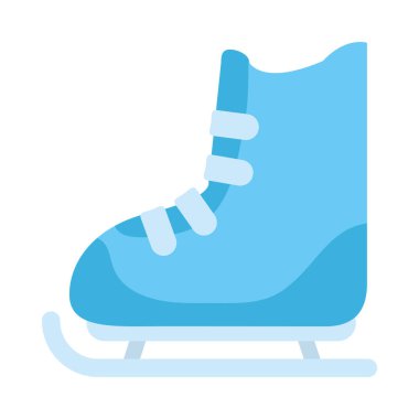 buz pateni simgesi, düz stil