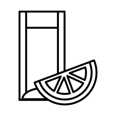 Tekila shot ve limon dilimi.