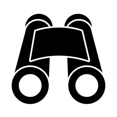 dürbün simgesi resmi, siluet biçimi