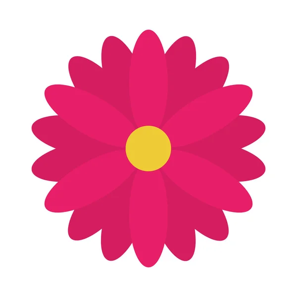 Beautiful flower icon image, flat style — Stock Vector