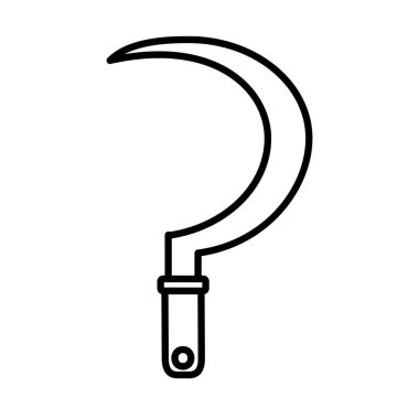 Bahçe orak simgesi, satır biçimi