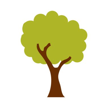 ağaç simgesi resmi, düz biçim