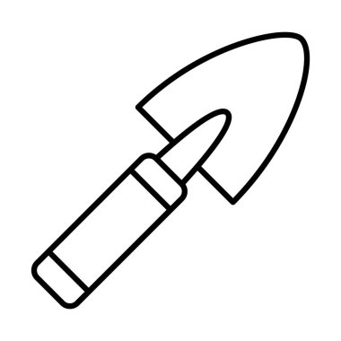 bahçe el küreği simgesi, satır biçimi