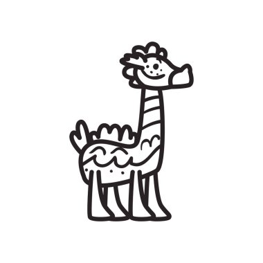 Meksika pinyatası serbest biçim biçim çizgisi vektör tasarımı