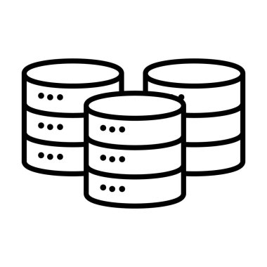 veri sunucuları simgesi, satır biçimi