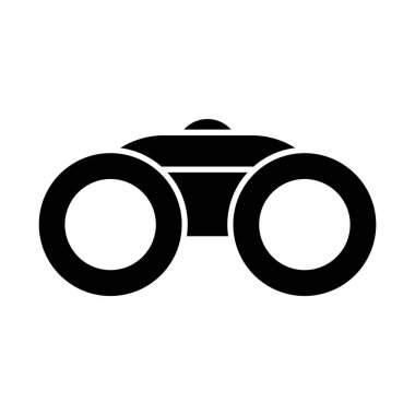 dürbün simgesi resmi, siluet biçimi