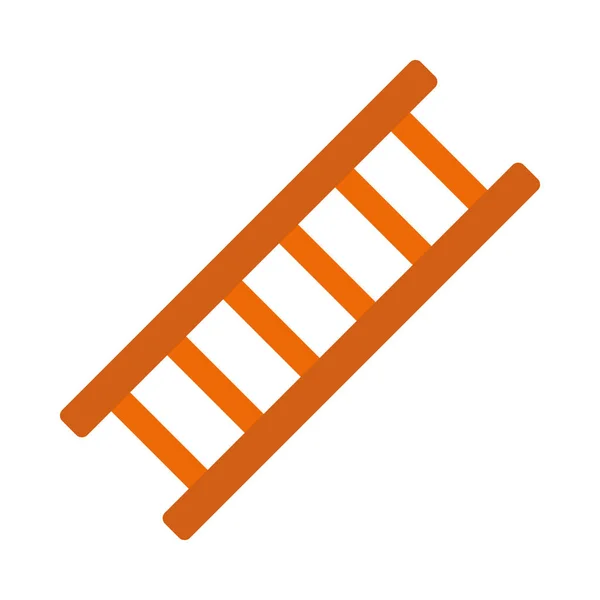 Imagen de icono de escalera, estilo plano — Archivo Imágenes Vectoriales