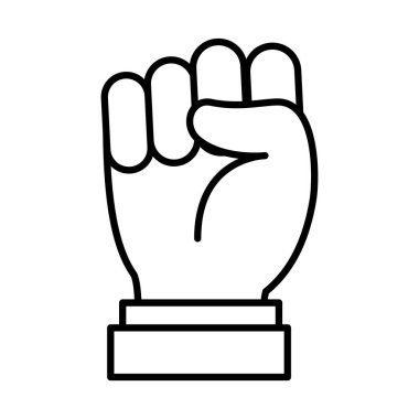 S harfini gösteren el hareketi, satır biçimi