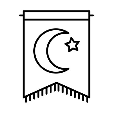 Hindi bayraklı flama, satır biçimi