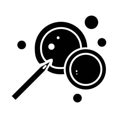 tüp bebek ikonu, siluet biçimi