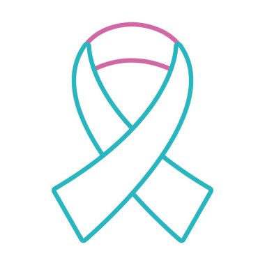 farkındalık kurdele simgesi, satır biçimi