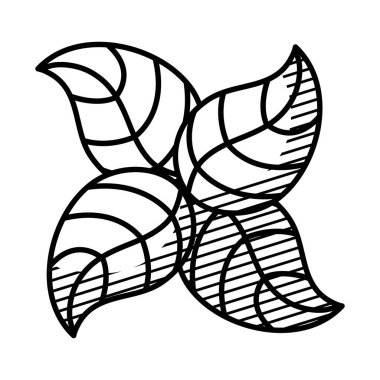 çay yaprakları simge resmi, satır biçimi