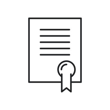 mühür satırı biçim vektör tasarımı içeren belge