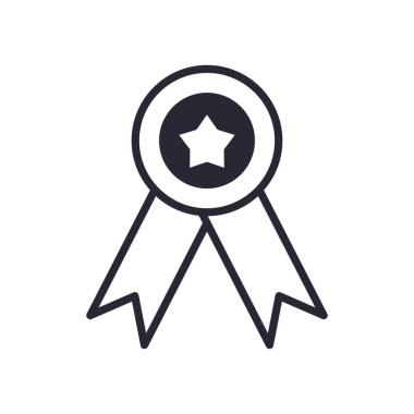 Yıldız çizgisi biçim vektör tasarımlı mühür