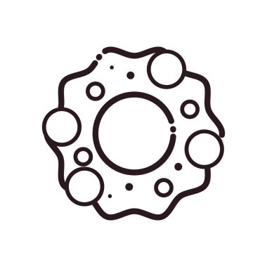 Mutlu noeller taç çizgisi biçim vektör tasarımı