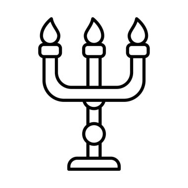 Mum yakan bir avize, sıra tarzı.