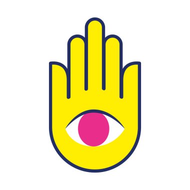 Hansa el simgesi, düz stil