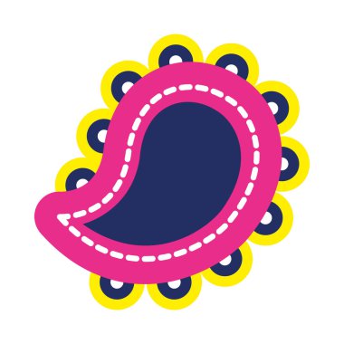 diwali desenli simge, düz stil