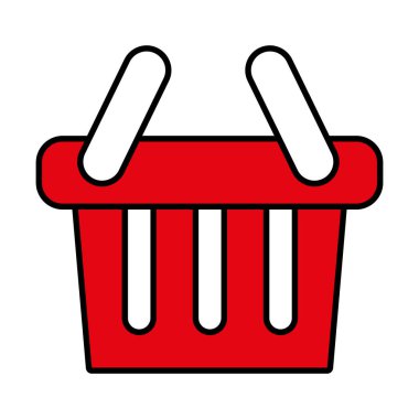 Alışveriş sepeti simgesi, satır ve doldurma biçimi