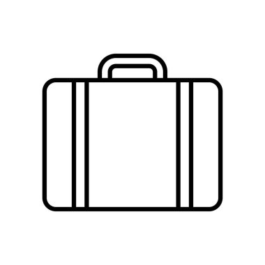 seyahat valiz simgesi, satır biçimi