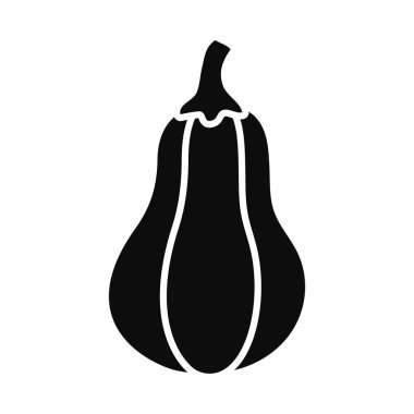 tereyağlı kabak simgesi, siluet biçimi