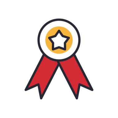 Yıldız çizgisi ile damga damgala ve biçim vektör tasarımını doldur