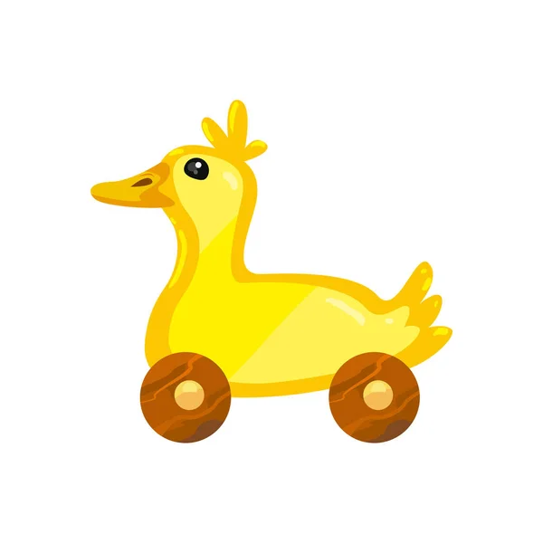 Design isolado de vetores de brinquedo de pato — Vetor de Stock