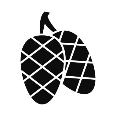 çam fıstığı simgesi, siluet biçimi