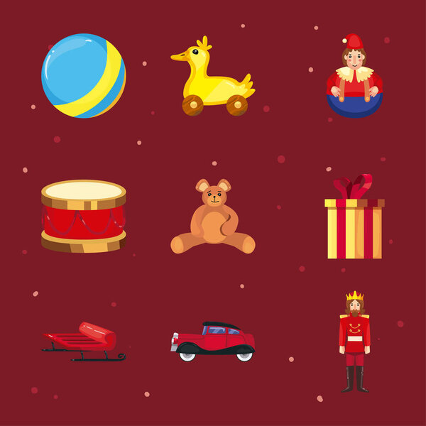 весёлые рождественские игрушки