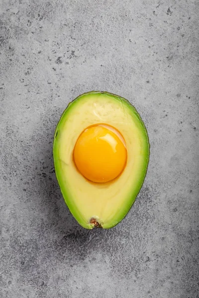 Alimentos Ricos Grasas Saludables Para Una Nutrición Equilibrada Yema Huevo —  Fotos de Stock