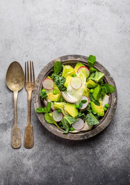 Zöld egészséges saláta — Stock Fotó