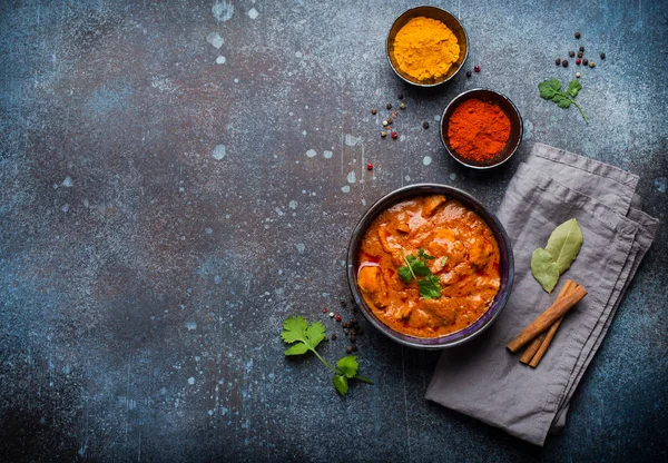 Tradycyjne indyjskie danie curry — Zdjęcie stockowe