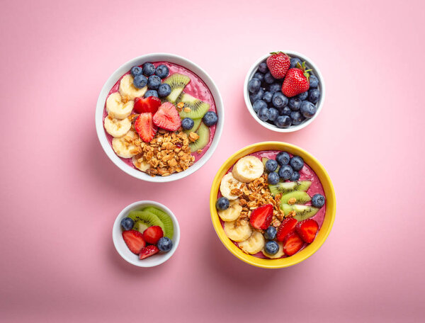 Healthy acai smoothie bowl