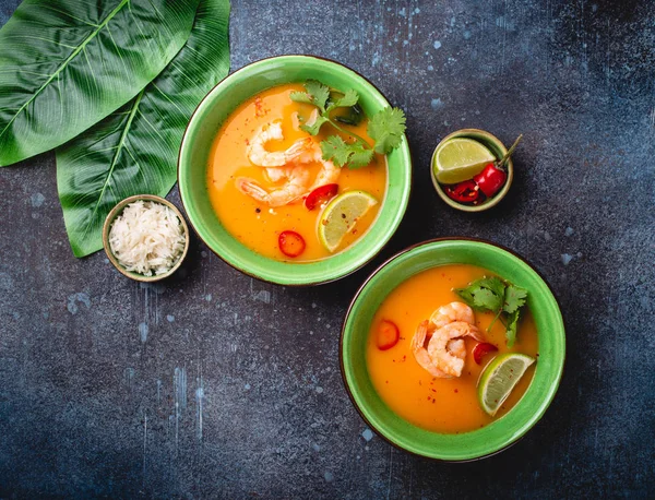 Thajská polévka tom yum — Stock fotografie