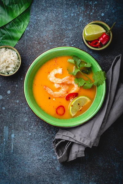 Thajská polévka tom yum — Stock fotografie