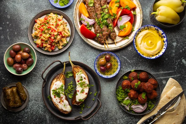 Mesa de cena de Oriente Medio — Foto de Stock