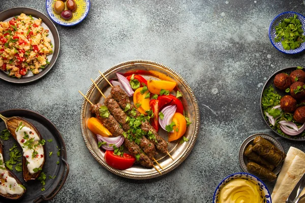 Mesa de cena de Oriente Medio — Foto de Stock