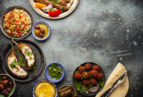 Tavola da pranzo mediorientale — Foto Stock