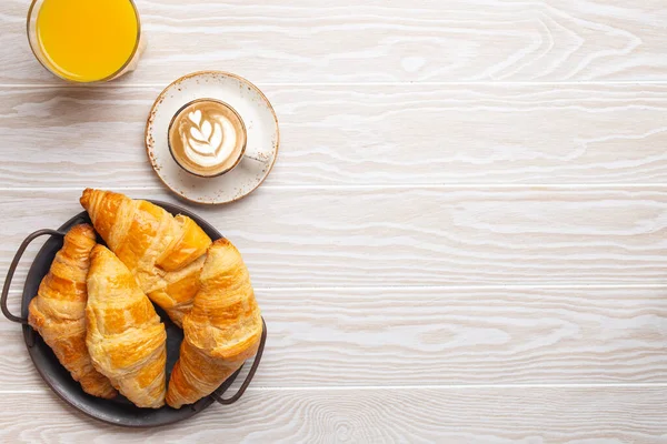 Breakfast food setting — Stock Photo, Image