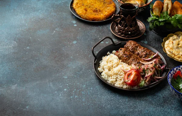 Традиційні страви турецької — стокове фото