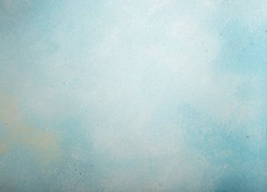 Açık mavi boyanmış beton duvar arkaplan dokusu sanatsal boya vuruşları ve ince bir gradyan, kopya alanı, yaratıcı tasarım projeleri için mükemmel.