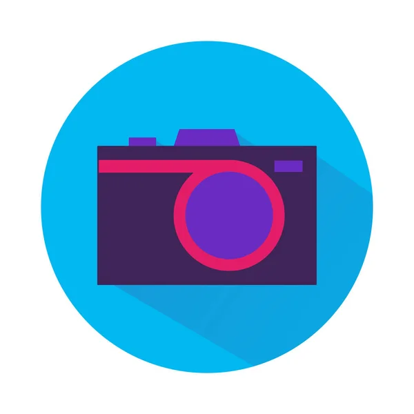 Flat Icon Camera Single High Quality Flat Symbol Camera Web — Foto de Stock