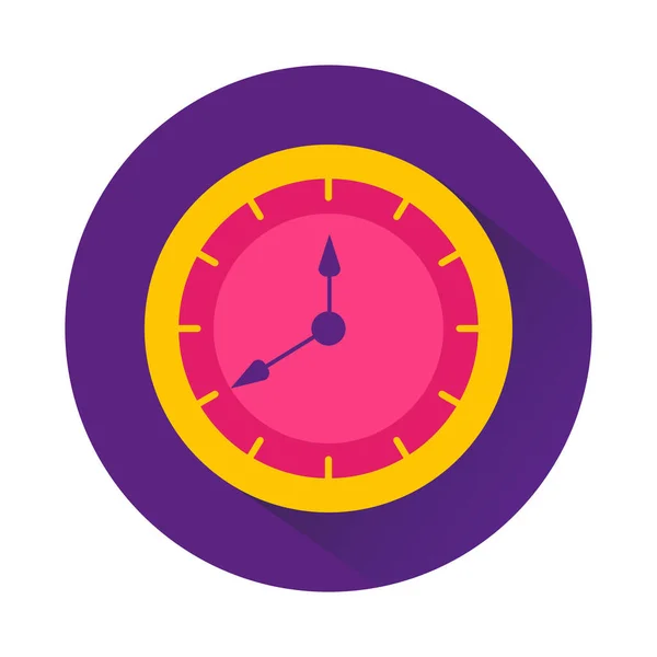 Плоские Иконографические Часы Единый Высококачественный Плоский Символ Времени Веб Дизайна — стоковое фото
