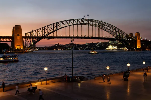 Sydney Nsw Australien April 2016 Circular Quay Und Die Harbour — Stockfoto